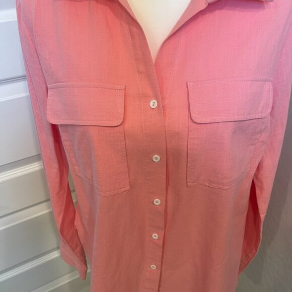 Boutique Brand Camp Style Top in Pink - Size Medium - NWT (0131) - Picture 3 of 10